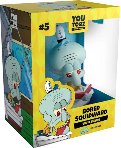 Youtooz Bored Squidward, 4.4" Bored Squidward Collectible Figure, Based on Funny Internet Meme, High Detailed Collectible Figure Spongebob Squarepants Collection Based on Cartoon TV Series