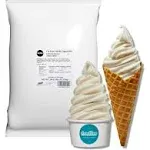 Frostline Vanilla Fat Free Gluten Free Frozen Yogurt Mix for Use in Blender Countertop Ice Cream Maker Soft Serve Machine