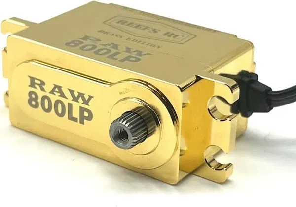 Reef's RC RAW800LP Servo Brass Edition Fully Programable 1/10 Scale