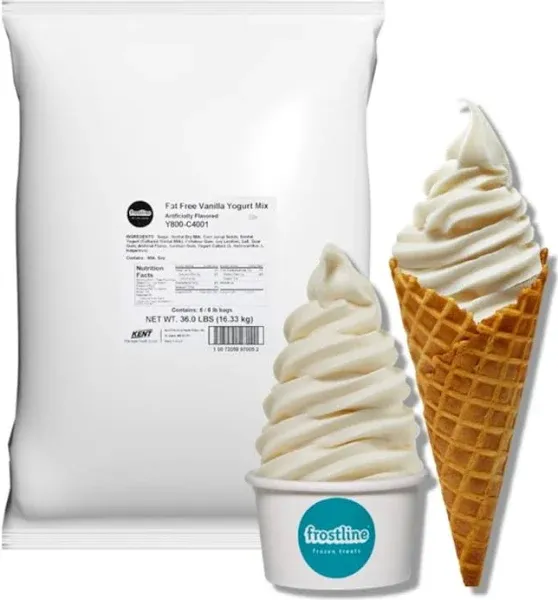 Frostline Vanilla Soft Serve Ice Cream Mix, 6 Pounds  Assorted Flavors , Sizes 