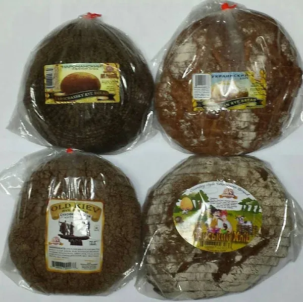 NEW European Bread Sampler4(Ukrai<wbr/>nian Rye, Old Kiev, Country Style, Narochansky)