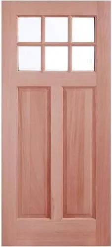 FugeDoor 36'' x 80'' x 1.75'' High End Solid Mahogany Wood Unfinished Front Door Slab