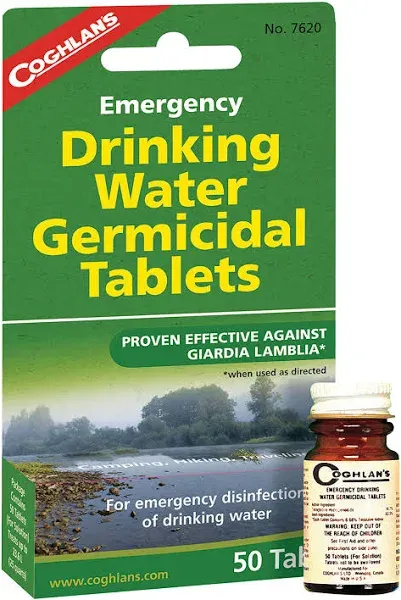 Coghlan's Emergency Drinking Water Tablets