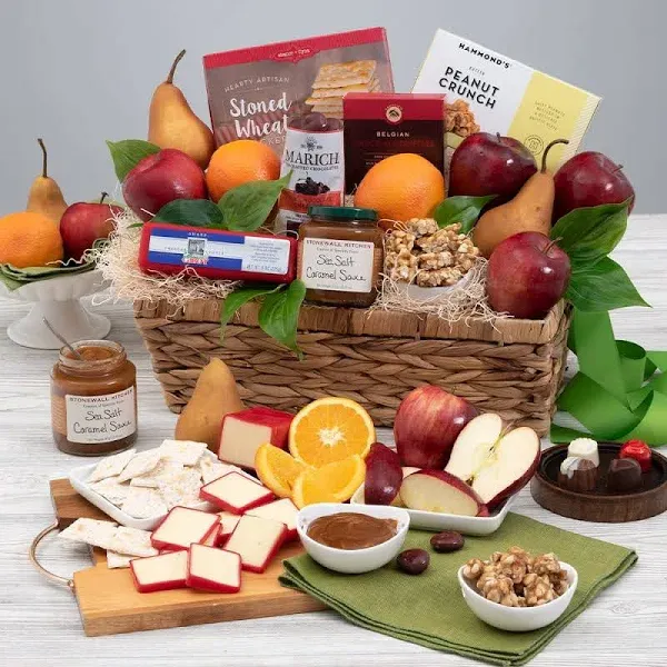 Gourmet Gift Baskets Orchard's Abundance Fruit Gift Basket