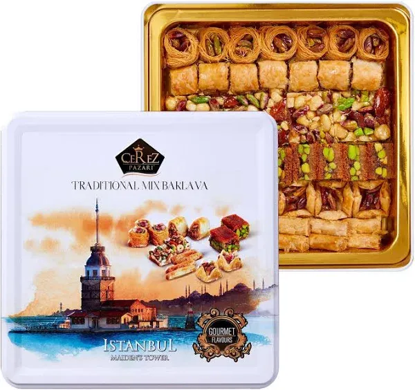 Cerez Pazari Premium Assorted Baklava Pastry Gift Basket