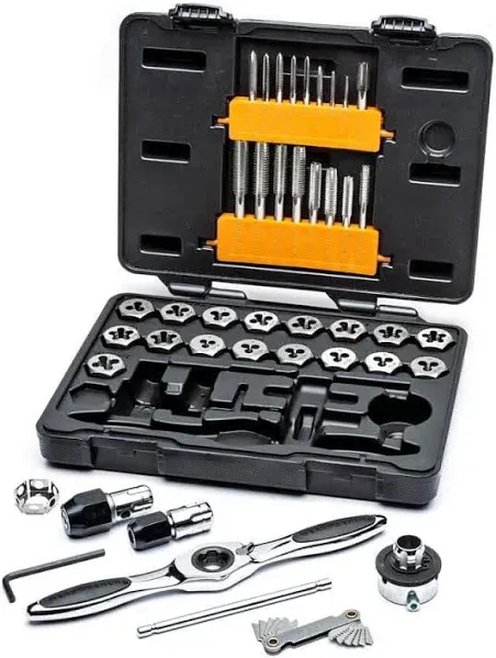 GEARWRENCH 42 Pc. SAE Ratcheting Tap and Die Set - 3885