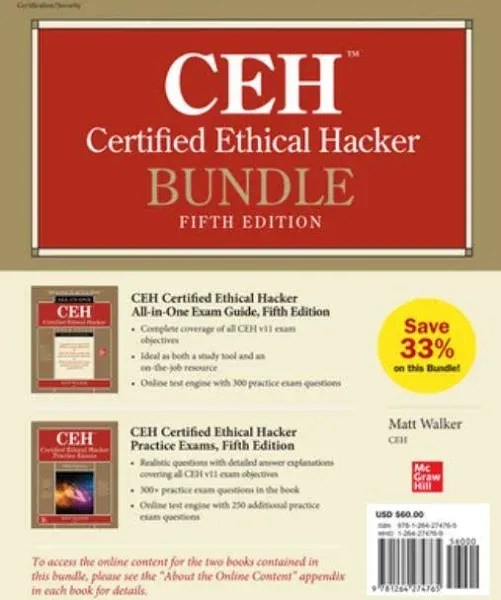 CEH Certified Ethical hacker Bundle Fifth Edition