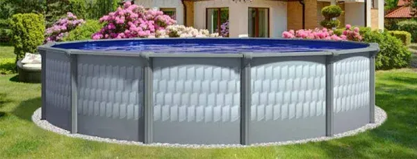 Lake Effect Pools Testudo Round Above Ground Pool Kit