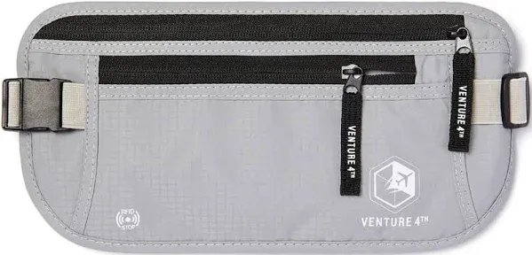 VENTURE 4TH Travel Money Belt Travel Wallet Passport Holder RFID Blocking