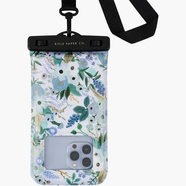 Rifle Paper Co. Waterproof Floating Pouch (Garden Party Blue)