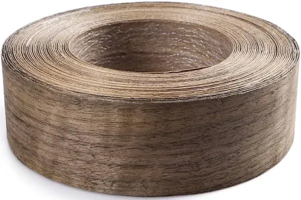 Walnut Wood Veneer Roll, 2”×50’ Plywood Edge Banding Strips, Flexible Veneer ...