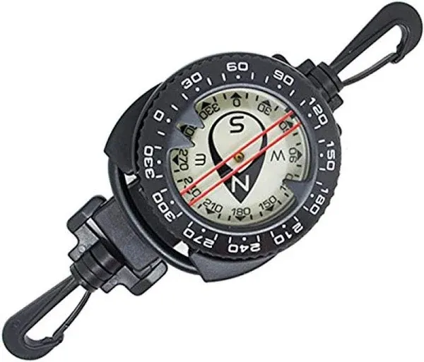 Scuba Choice Diving Dive Compass with Retractor Stretched to 31.5"