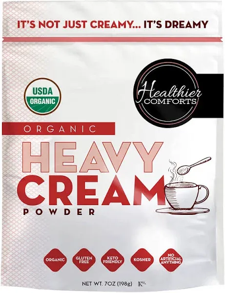 Healthier Comforts Organic Heavy Cream Powder 7oz