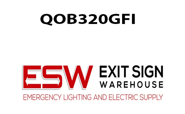 Square D QOB320GFI Circuit Breaker