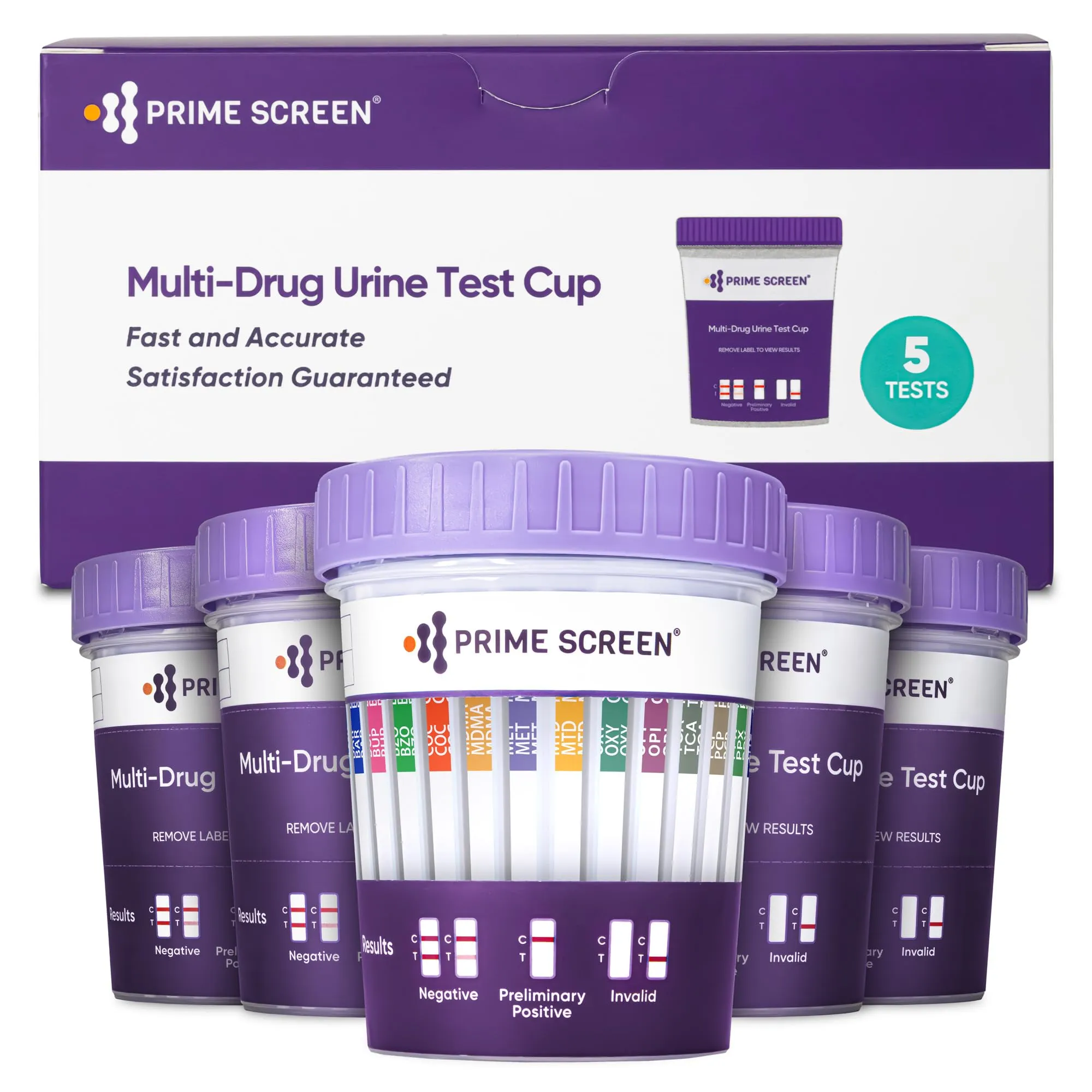 Prime Screen 14 Panel Urine Urine Test Cup