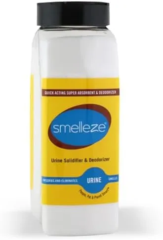 SMELLEZE Urine Solidifier & Deodorizer: 2 lb. for Portable Urinals