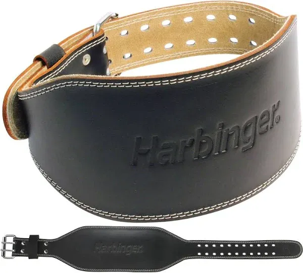 Harbinger 6" Padded Leather Belt