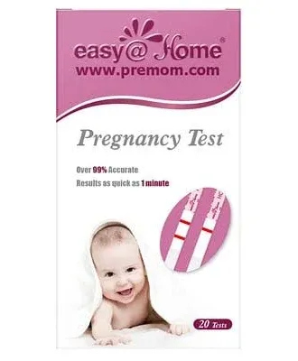 Pregnancy Test Strips Kit, Easy@Home 40 HCG Tests | EZW1-S:40