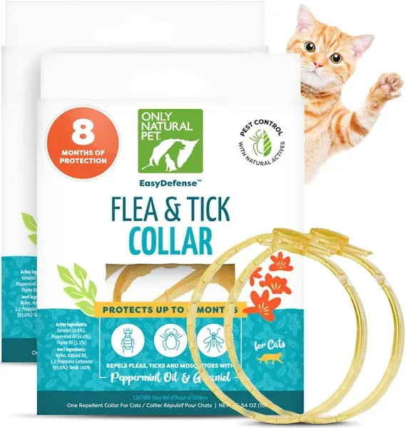 Only Natural Pet EasyDefense Flea & Tick Collar for Cats