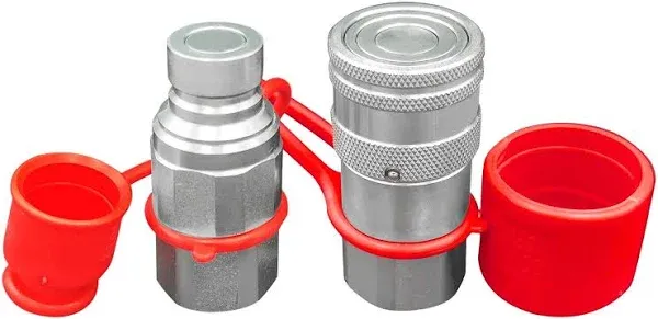 1/2&#034; Bobcat, Skid Steer Flat Face Hydraulic Quick Connect Coupler/Coupli<wbr/>ng Set