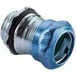 Halex 62501B 1/2 in. Electrical Metallic Tube Raintight Compression Connectors (40-Pack)