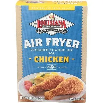 Louisiana Fish Fry, Air Fryer Chicken Coating Mix, 5 oz (Pack of 6) – Each Bo...