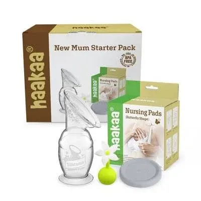 HAAKAA NEW MUM MOM BREAST MILK PUMP STARTER KIT - NEW