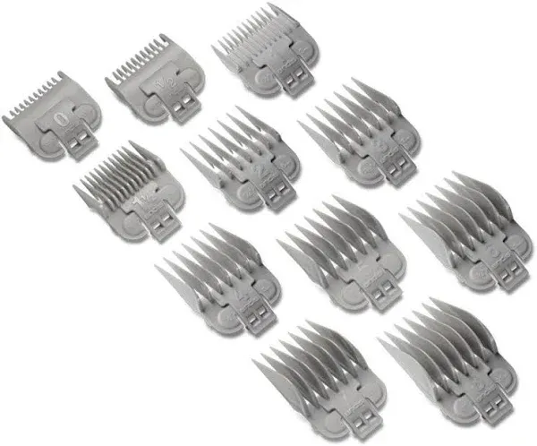 Andis Plug-in Comb Set (1.5/2.3/4.5/6/10/13/16/19/22/25mm) 6656565A