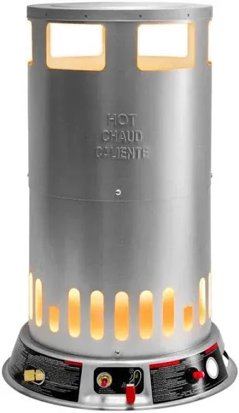 Dyna-Glo 200000-BTU Indoor/Outdoor Portable Convection Propane Heater in Gray | RMC-LPC200DG