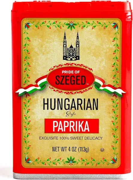 Szeged Sweet Paprika Seasoning Spice 4oz (Pack of 2)