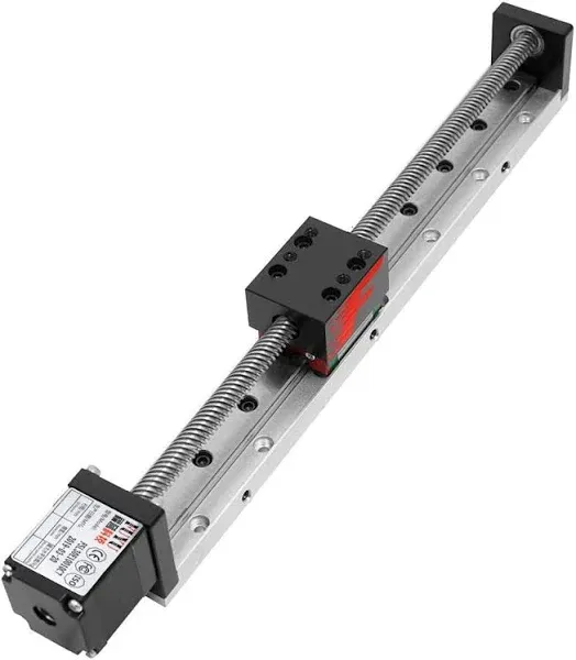 FUYU FSL30 Mini Linear Stage Small Slide Guide CNC Screw Lead Motion Table Motorized Nema 14 Stepper Motor[300mm Stroke Work Size]