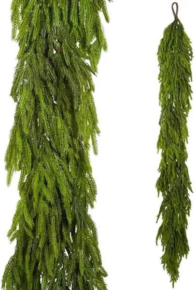 6' Norfolk Pine Garland, Green