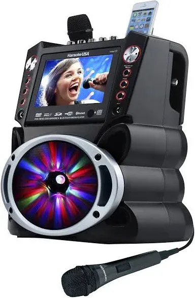 Karaoke USA GF845 Bluetooth Karaoke and DVD Player