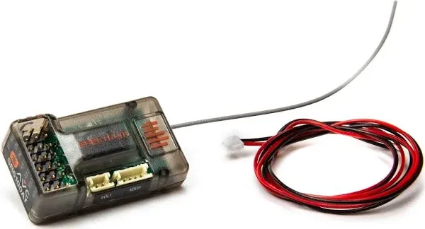 Spektrum SR6110AT 6-Channel AVC Telemetry Surface Receiver, SPMSR6110AT, Green