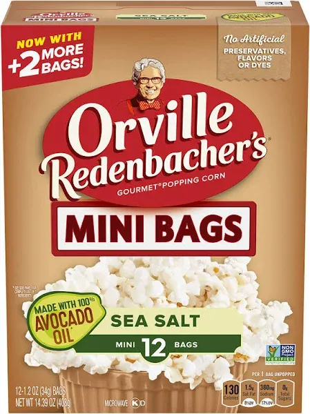 Orville Redenbacher's Avocado Oil Sea Salt Microwave Popcorn