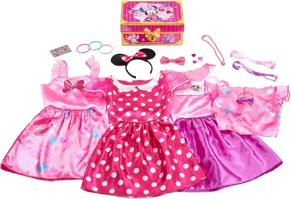 Disney Junior Bowdazzling Dress Up Trunk Set 21 Pieces  Minnie Mouse