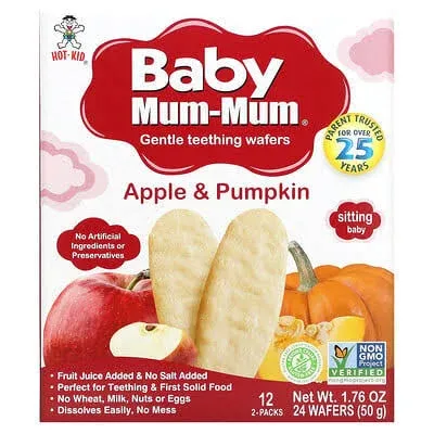 Baby Mum-Mum Apple & Pumpkin Rice Rusks