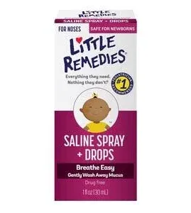 Little Remedies Saline Spray Drops