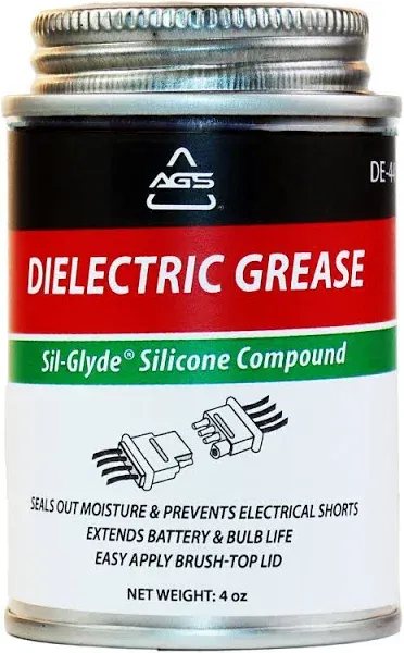 AGS Brush Top Can Dielectric Silicone Grease Compound Electrical Components Conn