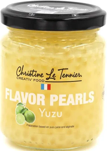 Christine Le Tennier Yuzu Flavor Pearls 7oz Jar