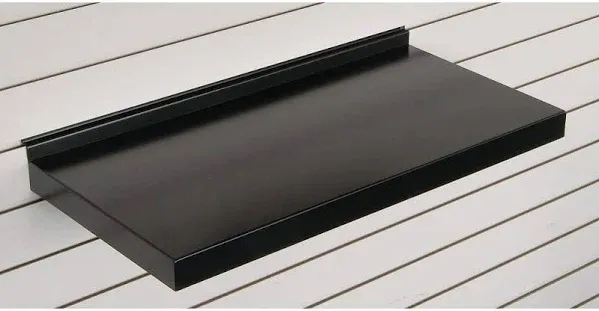 R-Line 24"W Metal Slatwall Shelf