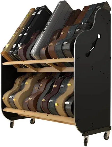 A&S Crafted Products A&S Crafted Products The Session-Pro Double-Stack Mobile Case Rack