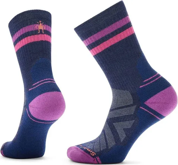 Women's Hike Light Cushion Tube Stripe Crew Socks