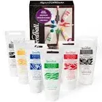 Speedball Fabric & Paper Block Printing Ink 6-Color Set, 1.25-Ounce x 6