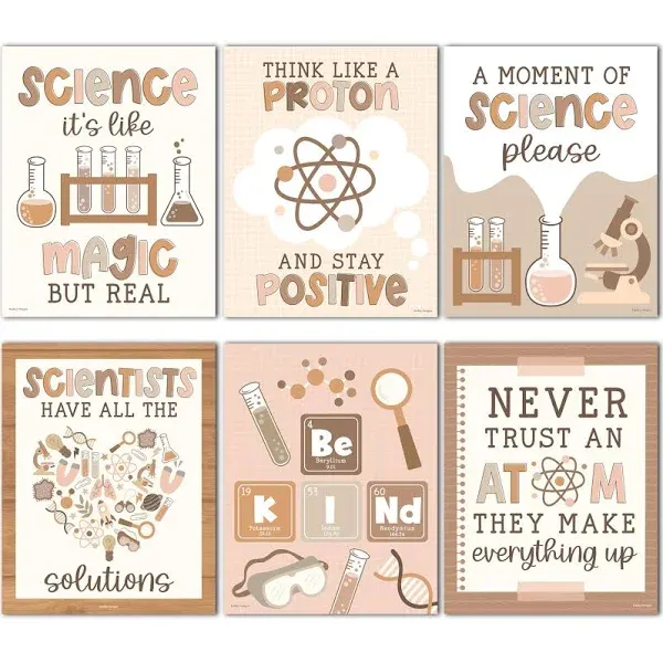 6 Boho Life Science Posters For Classroom Middle School - Middle School 