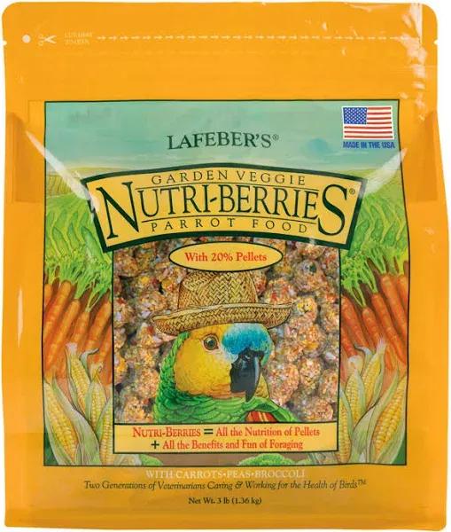 Lafeber Garden Veggie Nutri-Berries Parrot Food