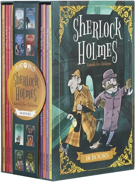 Sherlock Holmes Retold for Children: 16-Book Box Set (Arcturus Retold Classics)