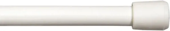 Kenney Enamel White Tension Rod 28 in. L X 48 in. L