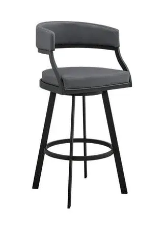 Armen Living Dione Bar Height Swivel Bar Stool