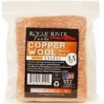 Copper Wool 3.5 oz Skein/Pad -by Rogue River Tools. Coarse Grade -Made in USA, Pure Copper